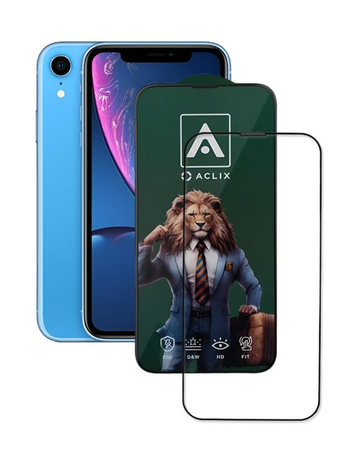 Antistatic ESD Dustproof Premium Quality High Definition Tempered Glass Screen Protector Designed For  iPhone XR