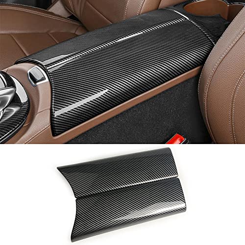 CHUANGHUI for MercedesBenz E Class W213 20172021 Carbon Fiber Color Car Interior Center Armrest Box Cover Console Box Protect Cover E200 E250 E300 E400 E450 E Class W213