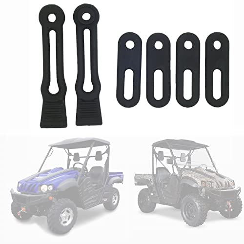 koxuyim Hood Straps Door Rubber Return Latch Kit Set for Yamaha Rihino Hisun, Compatible with Yamaha Rihino Hisun UTV 500 700 HS700 MSU500 Massimo YS TSC - Image 1