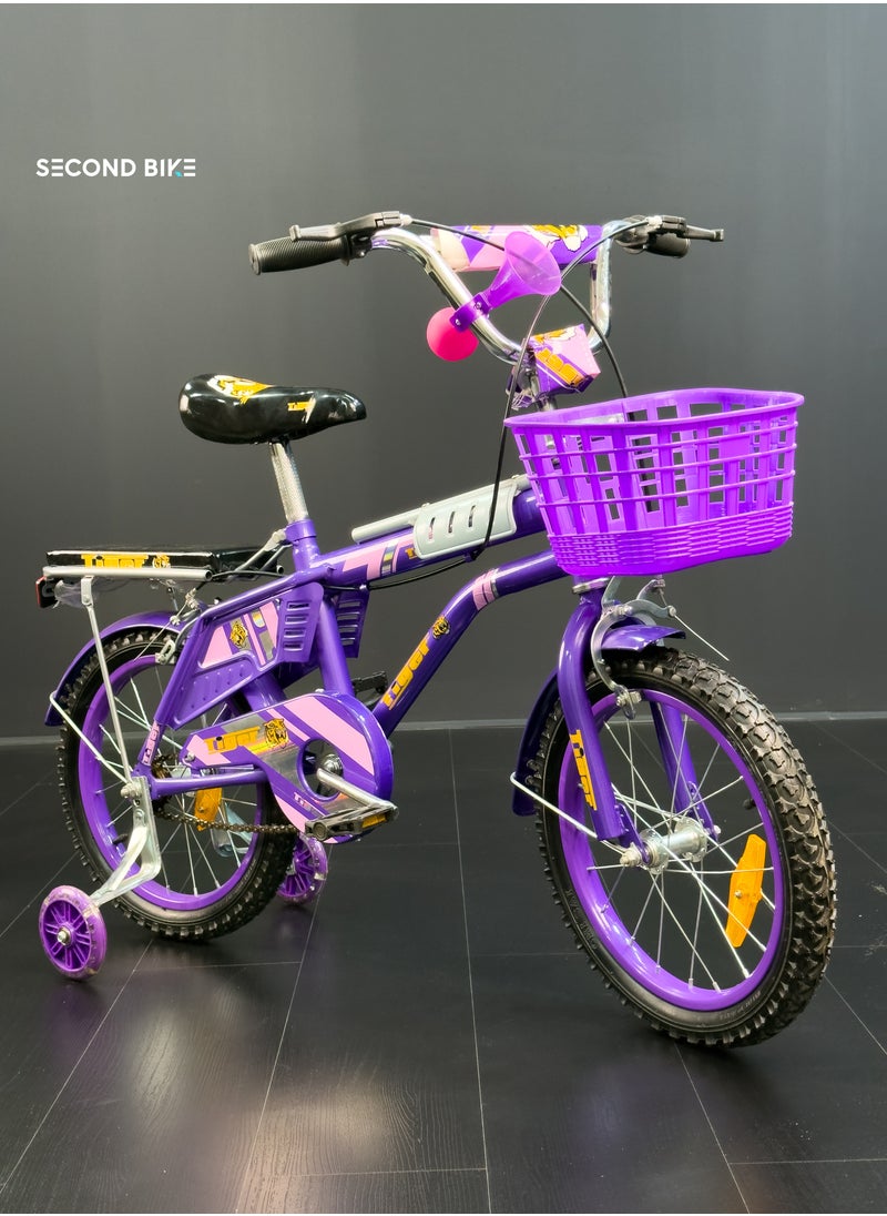 TIGER - TIGER KIDS BIKE SIZE 16 INCHES for children from 4 to 7 years old - Image 1
