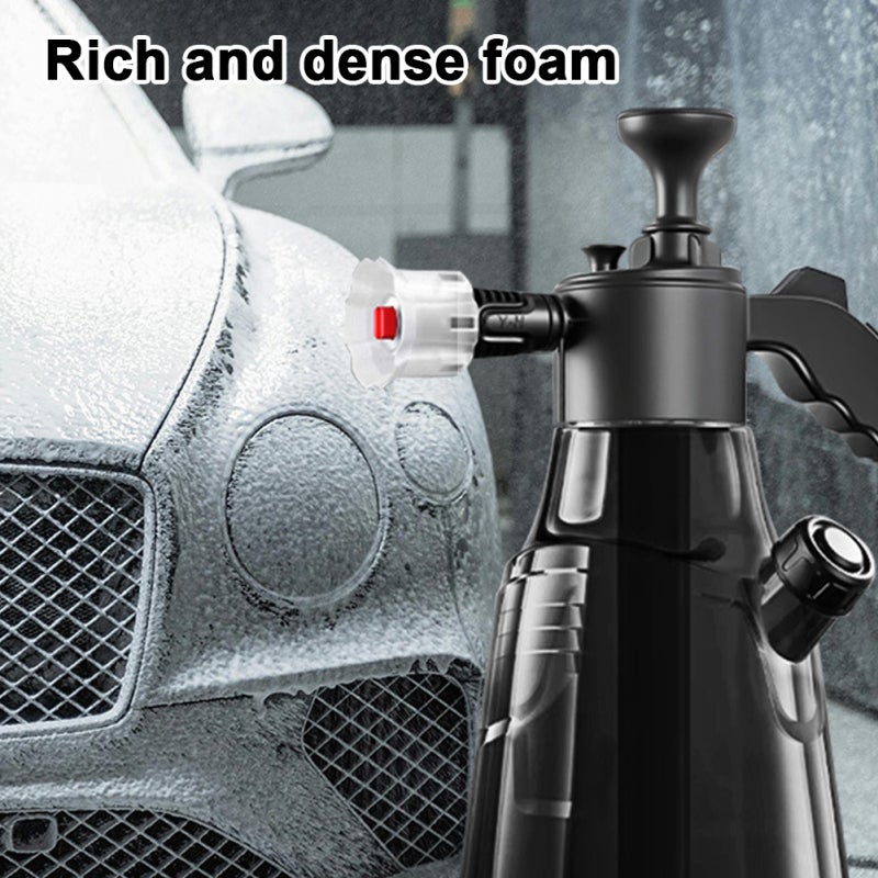 Handheld Foam Sprayer Type B: Upgraded Pressurized Foaming - Fan Shaped Spraying Foam Maker for Car Washing, Garden Watering - Image 5