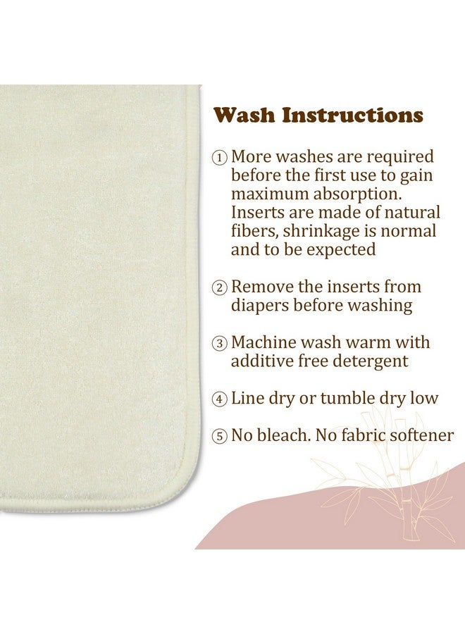 ماما كوالا حفاضات ماما كوالا القماشية المصنوعة من القطن الطبيعي بستة طبقات، قابلة للتعديل وإعادة الاستخدام لأي حفاضات قماشية للأطفال (عبوة من 6 قطع) - Image 4