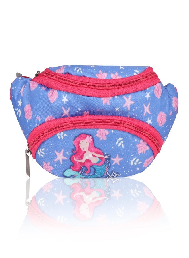 Echo Boomers Pink Mermaid Print Waist Bag - Multi-Purpose Belt Bag, Hip Bag, Crossbody Travel Pouch for Men, Women, Kids - Stylish, Lightweight, and Durable Waist Pack for Travel, Sports, Hiking - Image 1