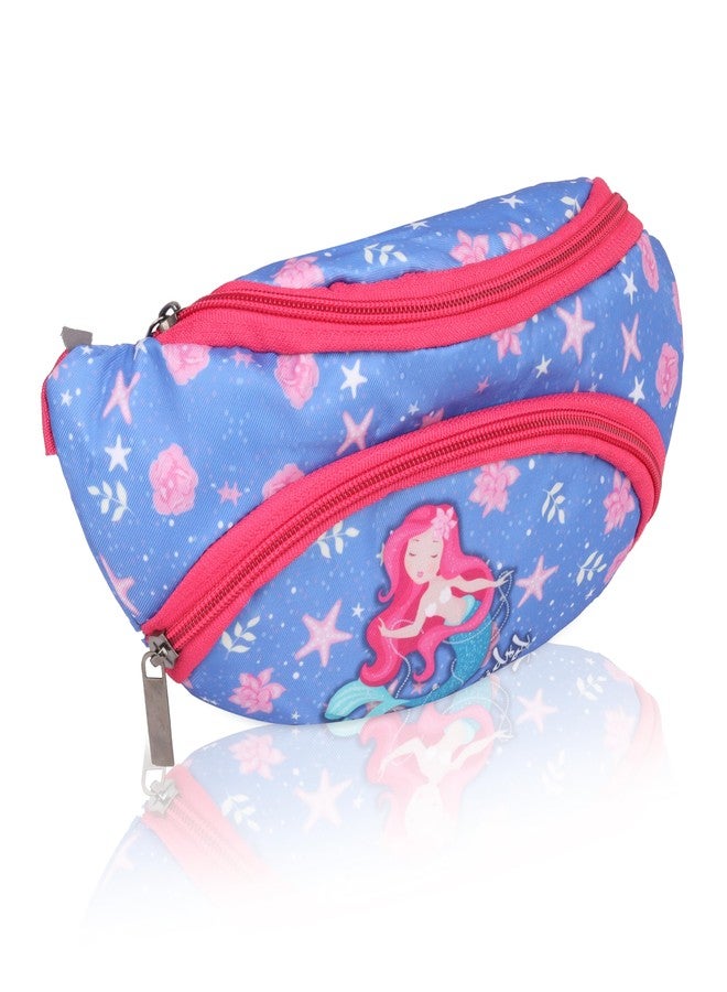 Echo Boomers Pink Mermaid Print Waist Bag - Multi-Purpose Belt Bag, Hip Bag, Crossbody Travel Pouch for Men, Women, Kids - Stylish, Lightweight, and Durable Waist Pack for Travel, Sports, Hiking - Image 2