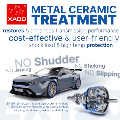 Xado علاج XADO EX120 لإصلاح ناقل الحركة الأوتوماتيكي - علاج لأنظمة CVT وأنواع علب التروس الأخرى | مضاف وواقٍ لزيت ناقل الحركة - يقلل من الالتصاق والاهتزاز والانزلاق - Image 4