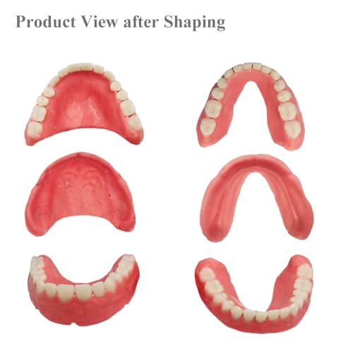 Brige Top and Bottom DIY Denture Fake Teeth set Do it Yourself Full or Partial Denture at Home Repair Missing Teeth - Image 3