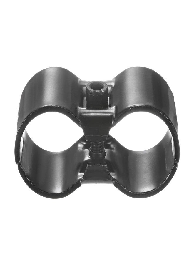 M METERXITY 2-Pack Structural Pipe Connector, Parallel Pipe Connector Steel Pipe Connector for OD 1.1" or 28MM Pipe, Conduit Connectors with Screws - Image 5