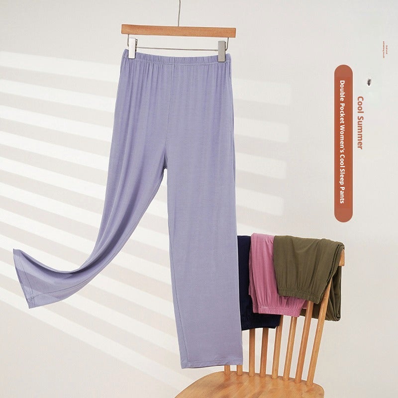 Women's Comfortable Rayon Lounge Pants (Plus Size) - Image 3