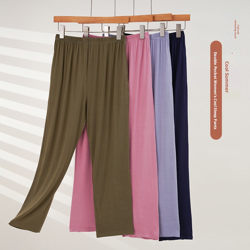 Women's Comfortable Rayon Lounge Pants (Plus Size) - Image 2