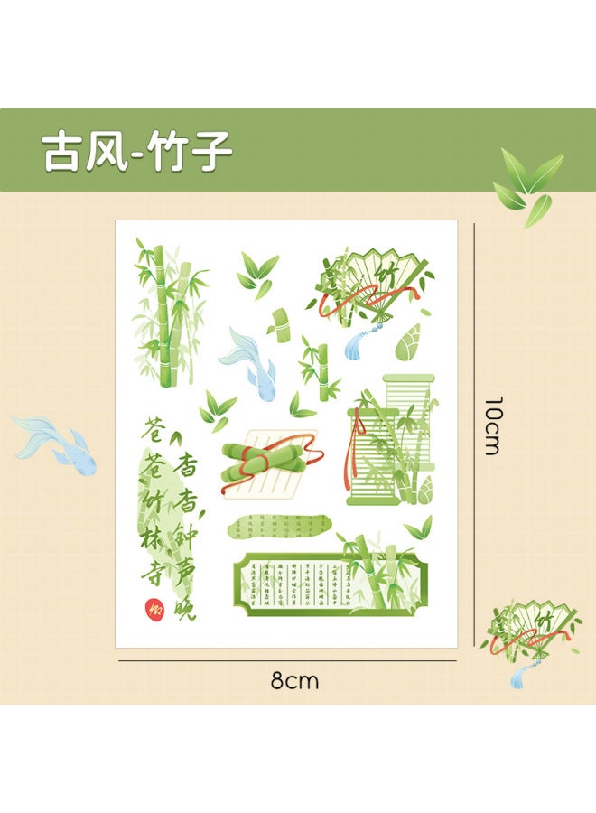 HELPS Creative Cartoon Stickers For Students Cute Pet Waterproof Self-adhesive Diy Handbook Stickers Water Cup Mobile Phone Case Decorative Stickers - Image 1