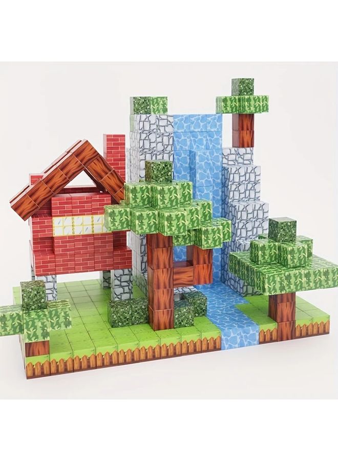 Magnetic Building Blocks Set Model B 116pcs STEM Educational Toy For Kids Spatial Imagination - Image 3