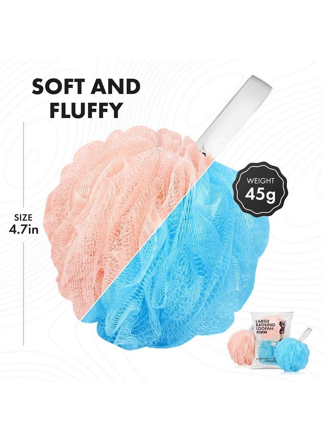 SHYAM ENTERPRISES || Large Bath Loofah Sponge Scrubber Exfoliator for High Lather Cleansing (Multicolor) Pack 5 - Image 2