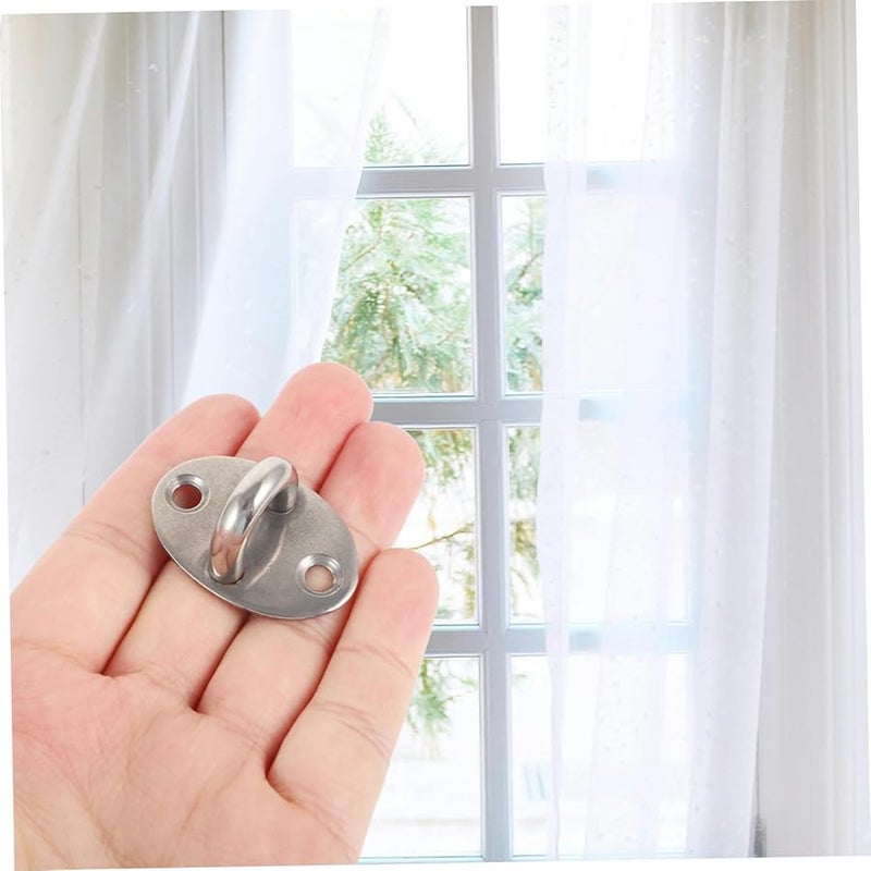 Lifkome 10 قطعة من خطافات السقف الفولاذية المقاومة للصدأ لوحات العين الثقيلة للتعليق والديكور - Image 5