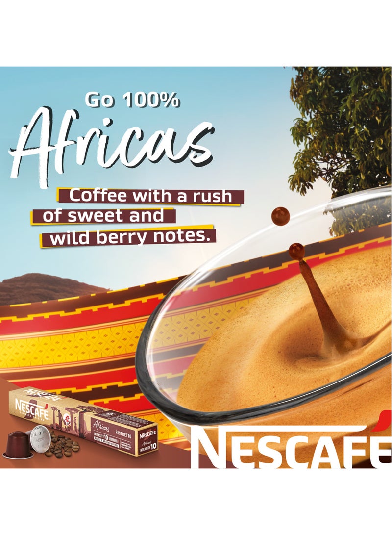 نسكافيه Farmers Origins Africa Coffee Capsules 44grams Single - Image 3
