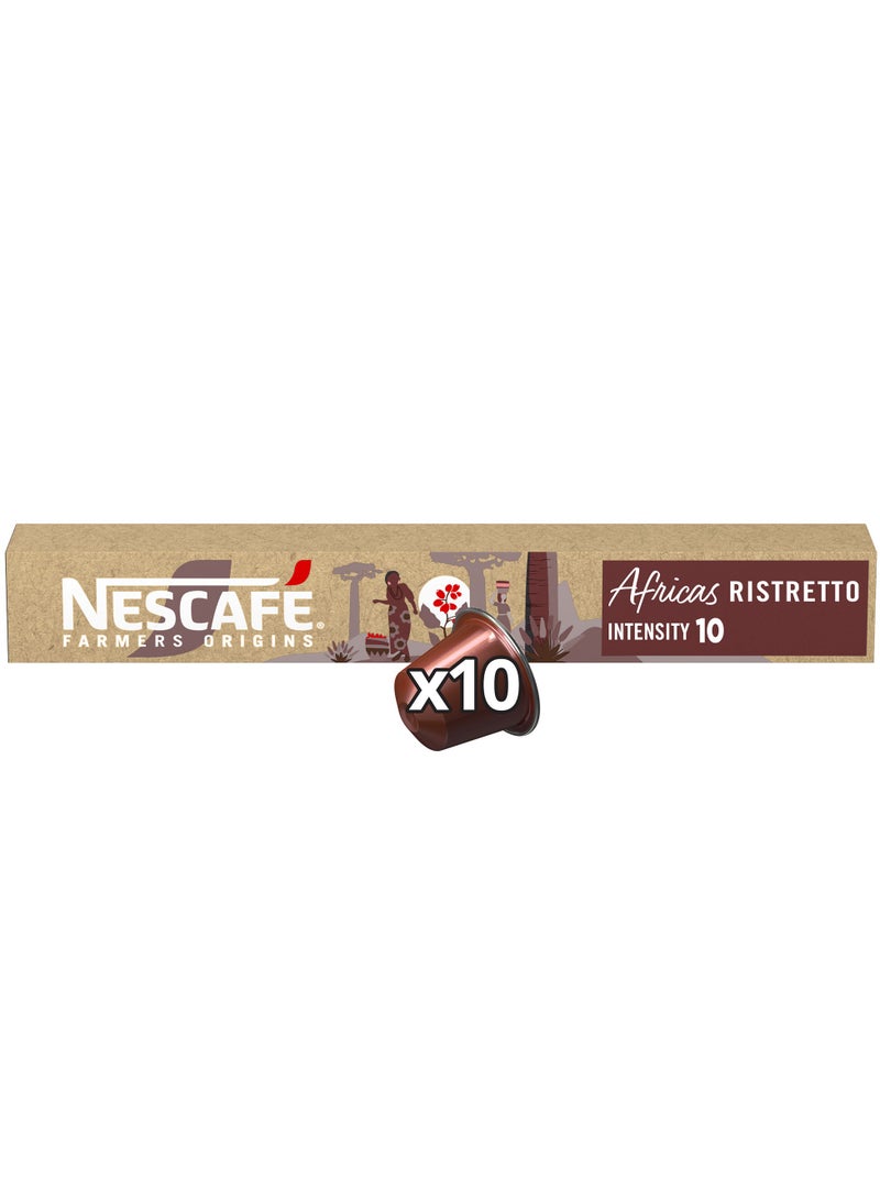 نسكافيه Farmers Origins Africa Coffee Capsules 44grams Single - Image 1