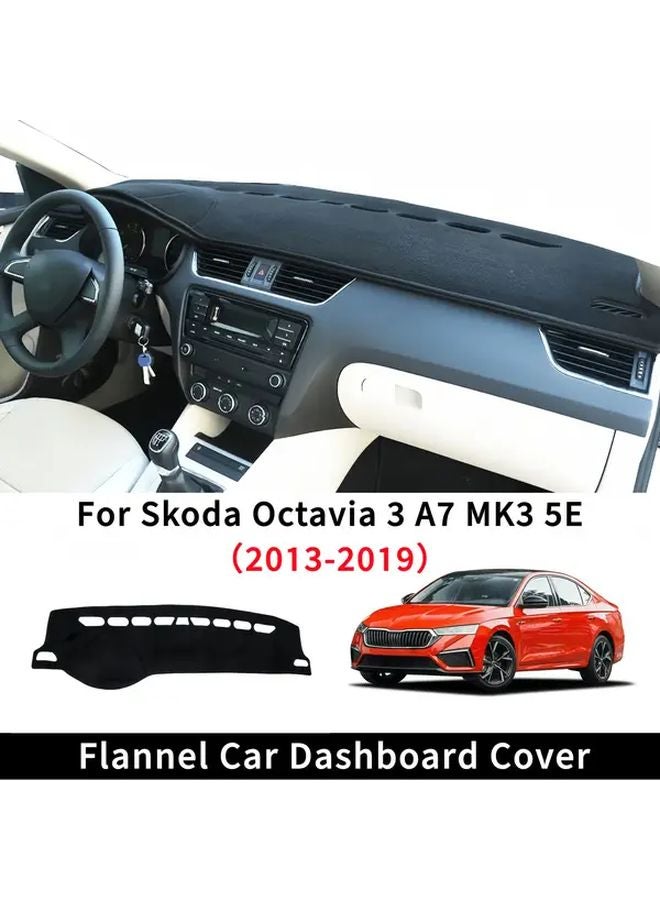 Skoda Octavia A7 2015 2019 Right Drive Dashboard Cover Anti UV Sun Shade Mat - Image 1