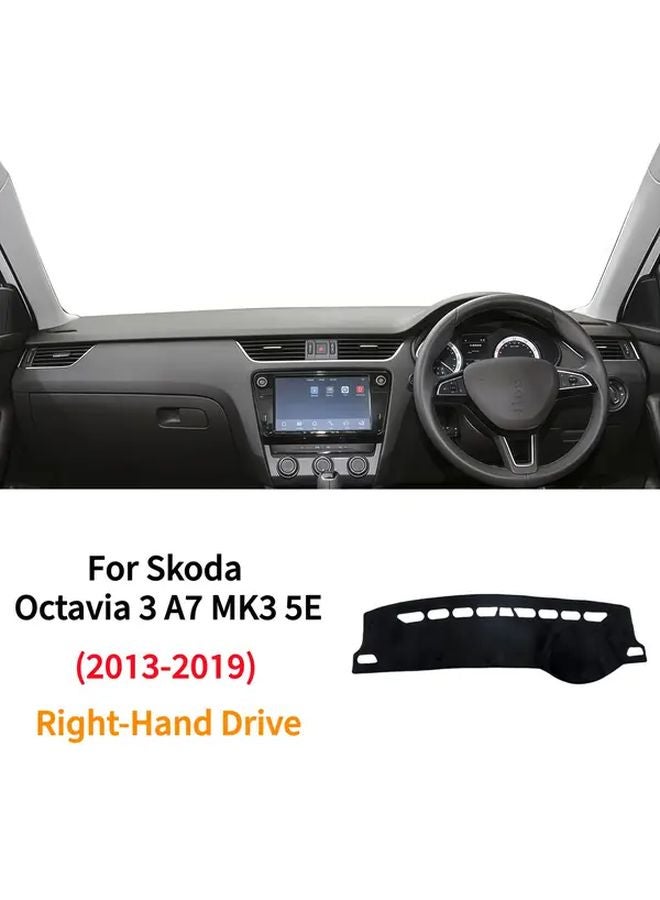 Skoda Octavia A7 2015 2019 Right Drive Dashboard Cover Anti UV Sun Shade Mat - Image 4