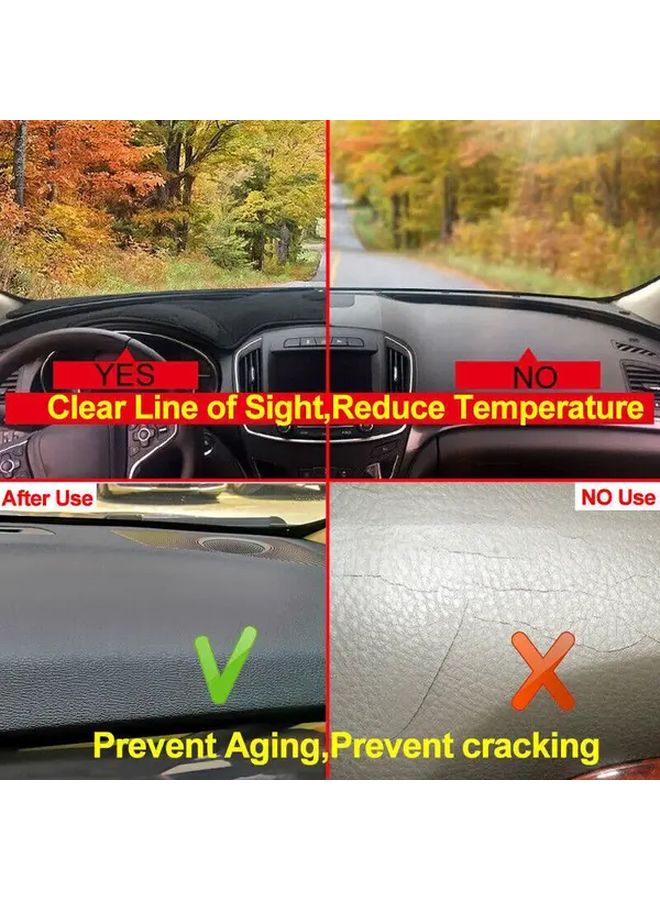 Skoda Octavia A7 2015 2019 Right Drive Dashboard Cover Anti UV Sun Shade Mat - Image 2