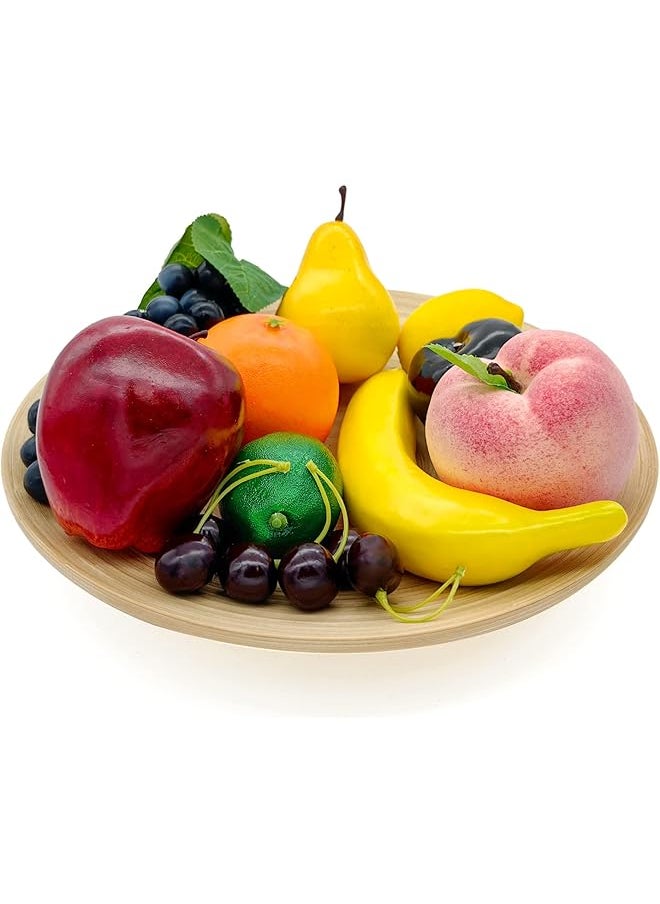 erorex Artificial Fruits Set For Decoration Fake Fruits Props 10 Kinds Of Fruits Total 12 Pcs  - Image 3