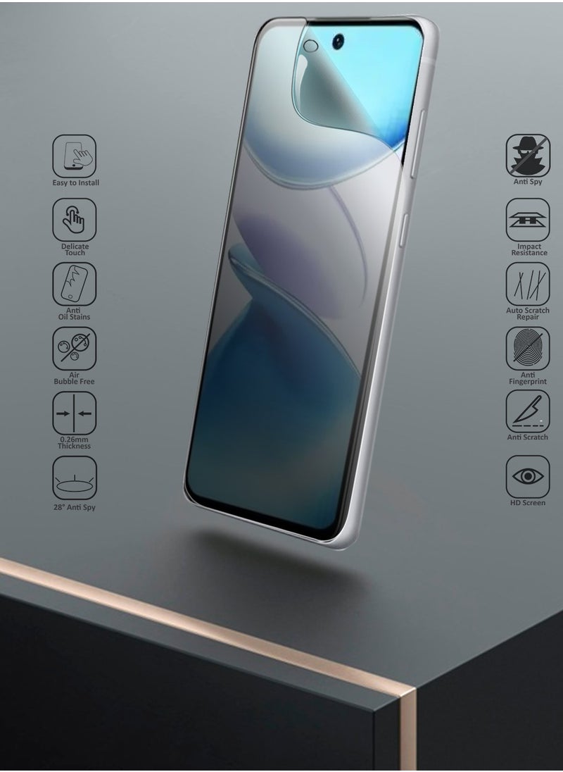 Yesido - Infinix Smart 9 4G 2024 Yesido Premium Hydrogel Anti Spy / Anti Privacy Film Thin and Flexible Screen Protector - Clear - Image 1