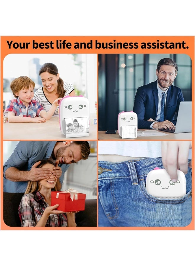 The smart instant printer prints photos and special memories, memos, and study materials. Prints notes, lists, and posters. Charges via USB. - Image 4