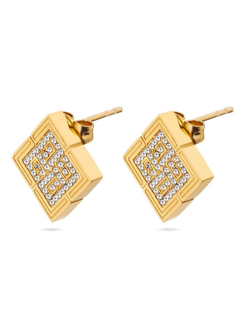 Guy Laroche Vivienne Gold Plated Earring for Women - Image 1