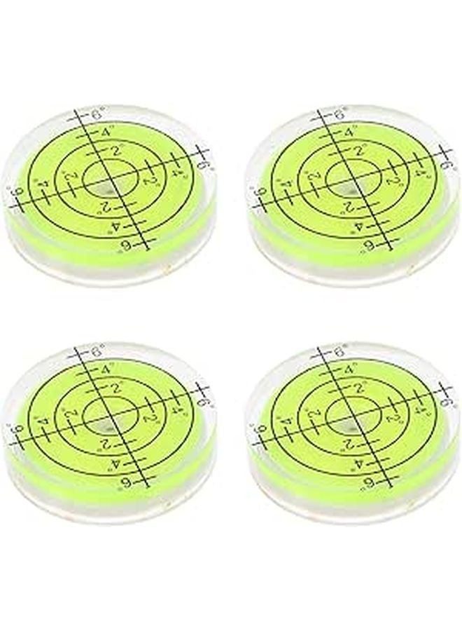 Mini Bubble Level Set 4pcs 32x7mm High Precision Picture Hanging Tool Travel Spirit Level - Image 1