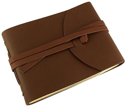 Rustic Ridge Leather Rustic Genuine Leather Photo Album with Gift Box - Scrapbook Style Pages - Holds 100 4x6 or 5x7 Photos - Photo Book 6x8" - Image 4