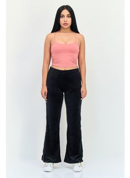 adidas Originals Women Sportswear Fit Outdoor Flare Pants, Black  - Image 4