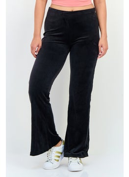 adidas Originals Women Sportswear Fit Outdoor Flare Pants, Black  - Image 1