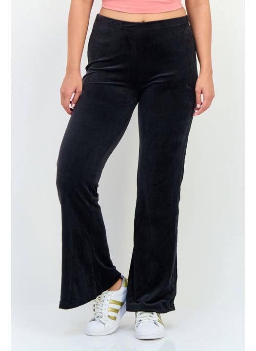 Women Sportswear Fit Outdoor Flare Pants, Black