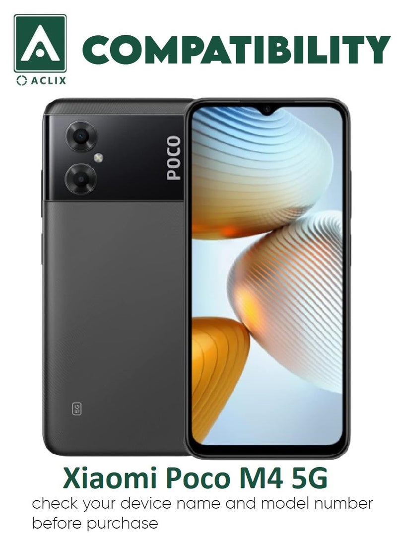 ACLIX 2 Pieces Antistatic ESD Dustproof Premium Quality High Definition Tempered Glass Screen Protector Designed For Xiaomi Poco M4 5G - Image 3