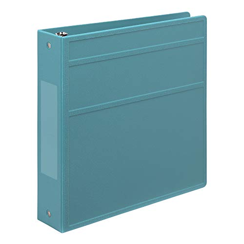 Carstens 2-Inch Heavy Duty 3-Ring Binder - Side Opening, Powder Blue, Durable Plastic, Precision No-Gap Rings, Waterproof Cover, No Pockets, Holds 300 US Letter Sheets, BPA-Free, Made in USA (2824-3R) - Image 1