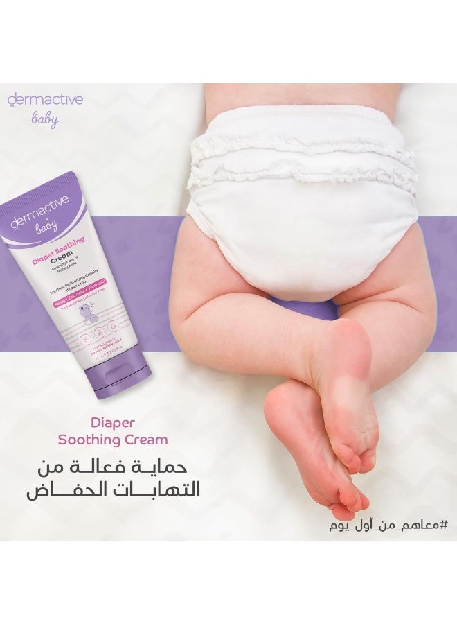 Dermactive Baby Diaper Soothing Cream – 75ml | Protective Barrier Care, Calms Redness, Prevents Irritation & Moisture Rash - Image 4