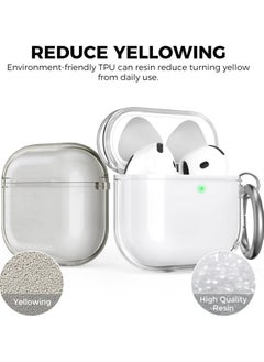 Youque Clear Cover for  Airpods 4 with Cleaning Kit [Anti-Yellowing], Soft TPU Protective Covers Skin, Designed for Apple AirPods 4th Generation 2024 Support USB-C Charging Case and Wireless Charging  - Image 4