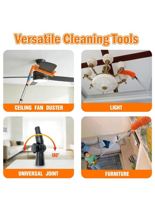 LAANPOLE 6m Fan Duster with Extension Pole, Professional Ceiling and Corner Dusters - Image 5