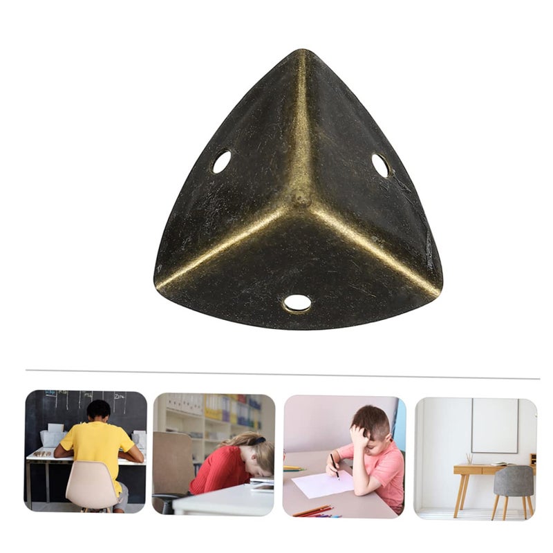 Copper Plated Corner Protectors 20 Pack Furniture Desk Edge Safety Guards Easy Install - Image 4