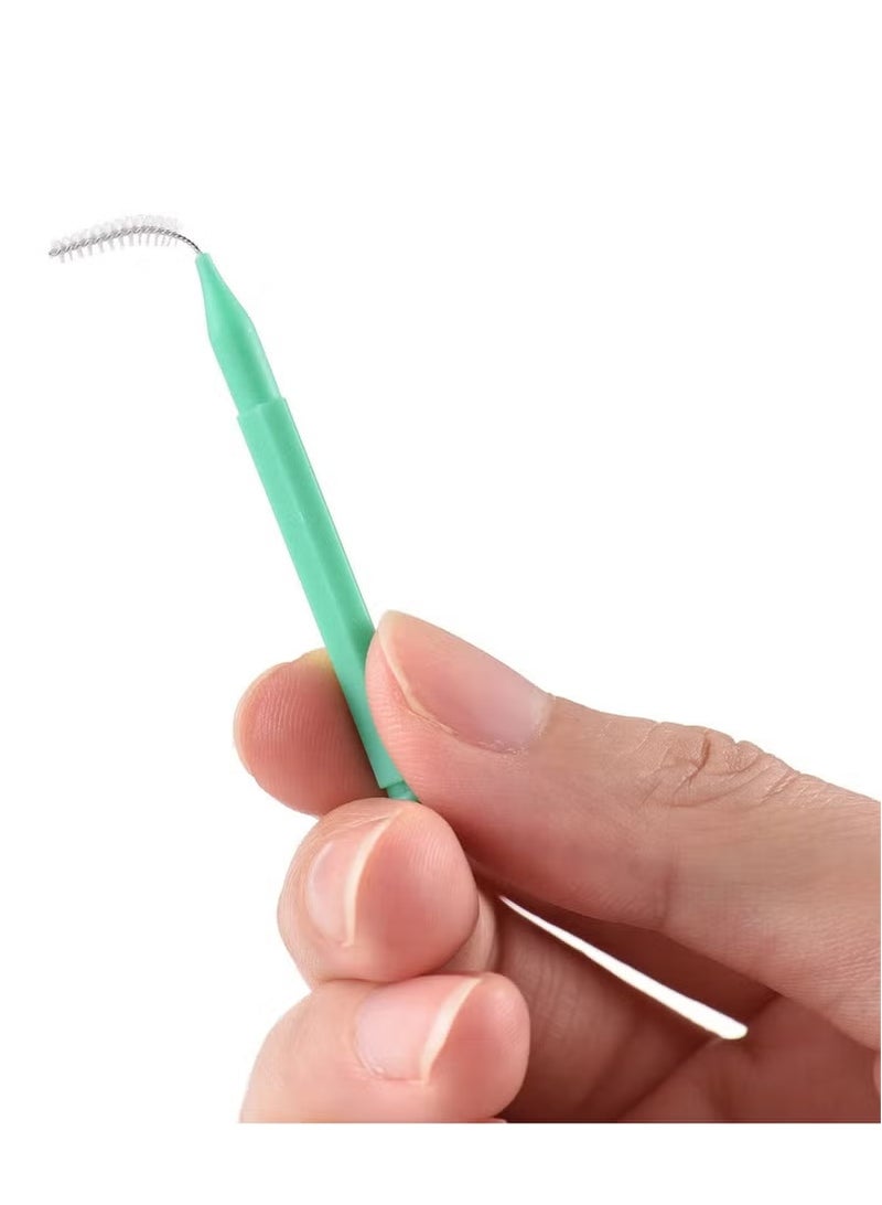 100 PCS Interdental Brushes Dental Floss Toothpick Braces Brush Tooth Cleaning Tool Care Tooth Cleaning Tool (Multicolour) - Image 5