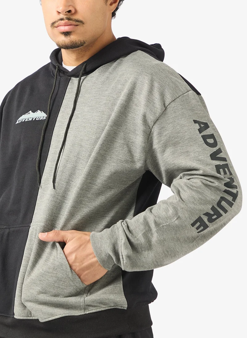 Seventy Five Graphic Print Hoodie