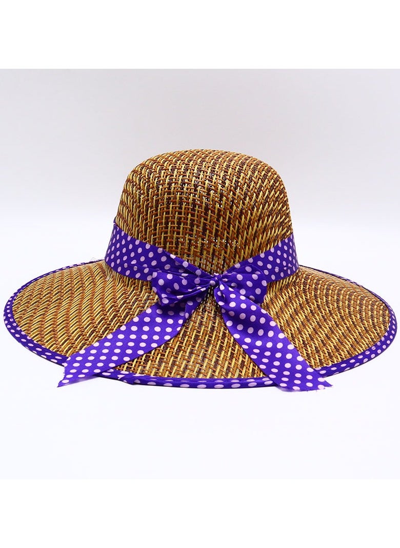 KUYING - New Sunshade and Sunscreen Summer Cool Mat Hat Countryside Hat - Image 1