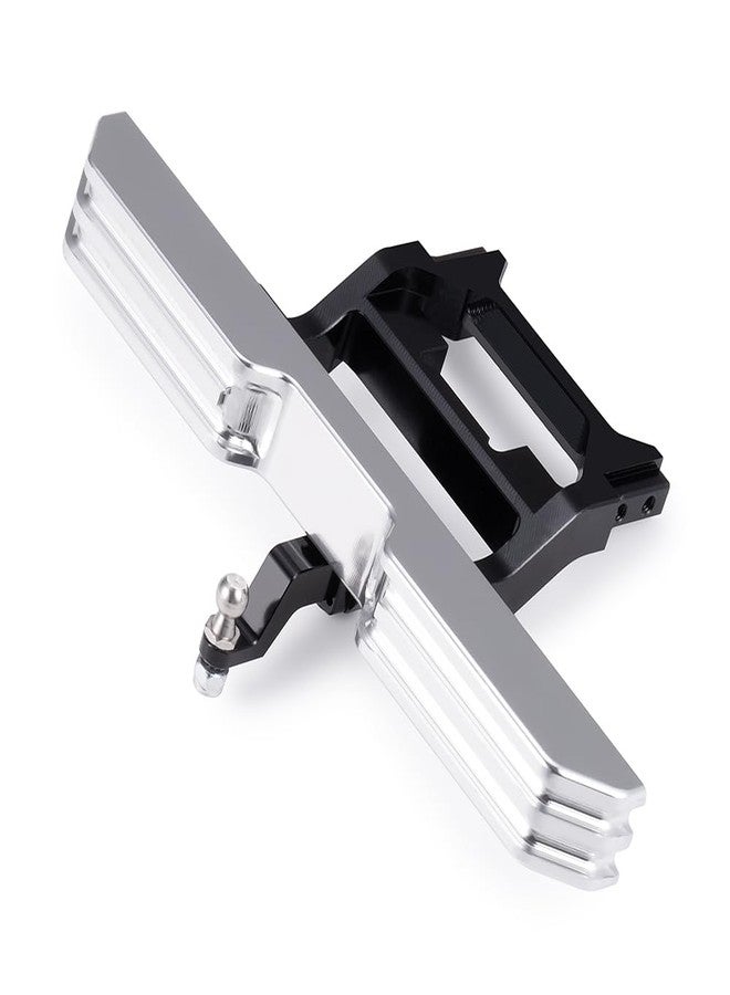MOHERO CNC Aluminum Front & Rear Bumper Set with Removable Tow Hitch for TRX4M High Trail F150 1/18 RC Crawler Upgrade Part - Image 5