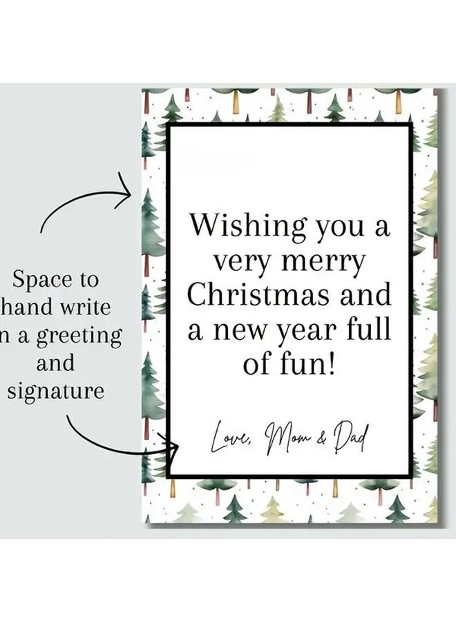 Christmas Tree Gift Card Holder With Decorative Cover For Family Photos And Messages - Image 4