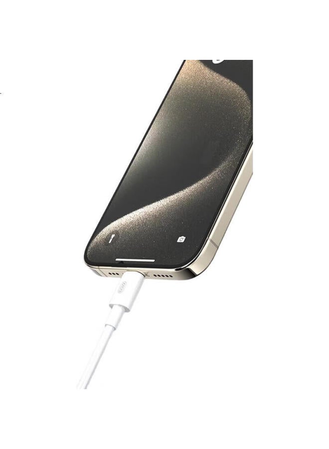 Newmine Apple Data Cable Iphone14Pd30W Fast Charge Usb-C/Type-C To Lightning Charger Car Charger For Apple 2M White - Image 1