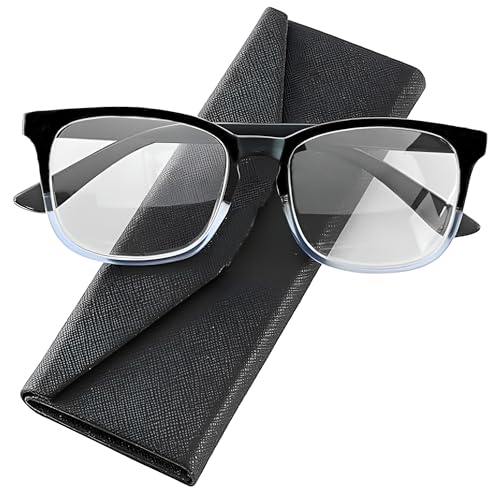 KANISYA Cute Silicone Sunglass Case with Zipper & Wrist Strap, Soft Protective Glasses Holder for Women, Men & Kids | Waterproof Eyeglass Pouch with Cleaning Cloth | Travel & Everyday Use (Classic) - Image 4