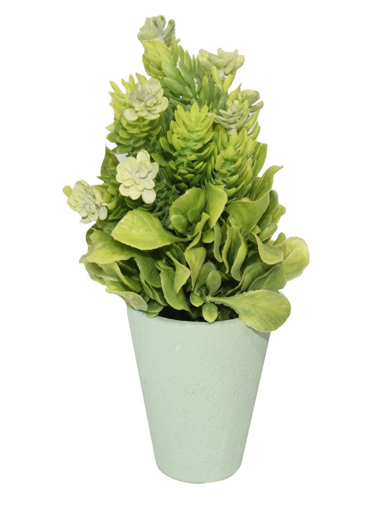 Generic Artificial plants for home and garden decor, 23.5 cm high  - Image 1