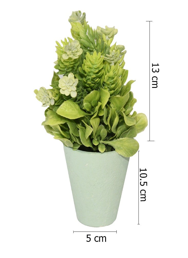 Generic Artificial plants for home and garden decor, 23.5 cm high  - Image 2