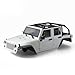 YSKMLOLP 110 RC Jeep Wrangler Convertible Hard Shell Kit for 110 RC Crawler TRX4 Axial SCX10 90046 90027 313 Wheelbase Shell Modification Accessories White - Image 2