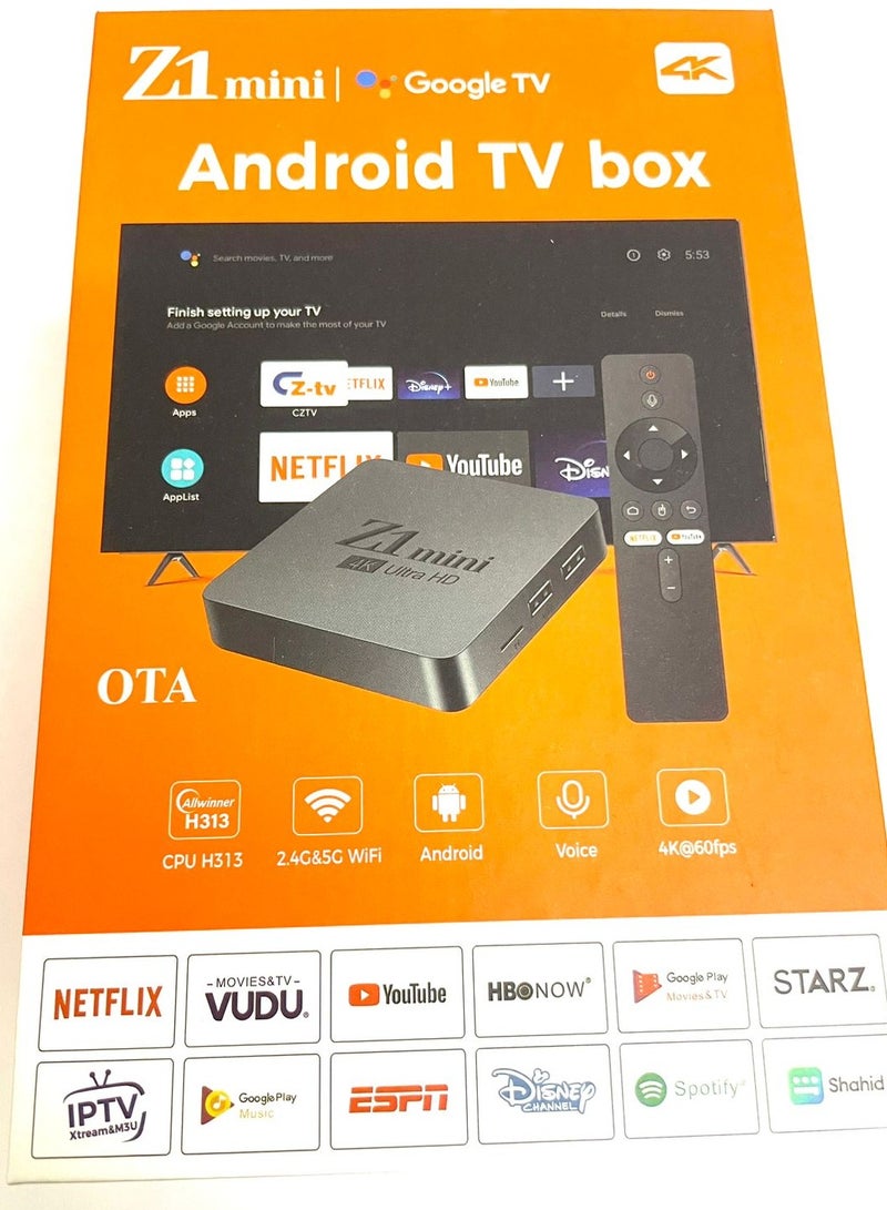 Z1 4K 5G Andoid TV BOX  12GB/256GB WIFI Media Player - Image 2