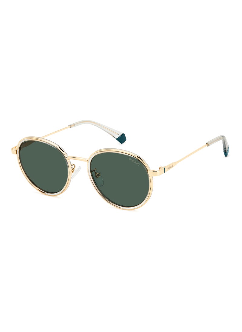 Polaroid - Unisex Polarized Metal Sunglasses Pld 4173/G/S/X Green 47 - Lens Size: 47.3 Mm - Goldgreen - Image 1