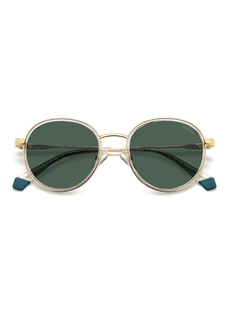 Polaroid - Unisex Polarized Metal Sunglasses Pld 4173/G/S/X Green 47 - Lens Size: 47.3 Mm - Goldgreen - Image 1